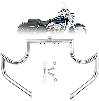 Vista 7 de Kinglemc Barra de choque Protector de motor Barra de carretera para Harley Davidson Touring Road King Street Glide Electra Glide CVO y Trike modelos