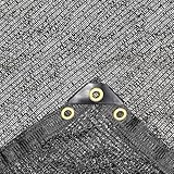 e.share 40% Black Shade Cloth Taped Edge with Grommets 10 ft X 14 ft