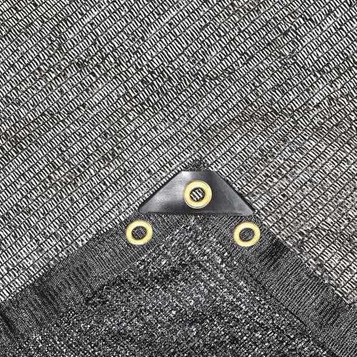E.share 40% Shade Cloth for Garden, 10 Ft X 14 Ft Sun Shades Outdoor Patio with Grommets for Plant Covers,Porch Screen,Pergola Shade Cover,Greenhouse,Black