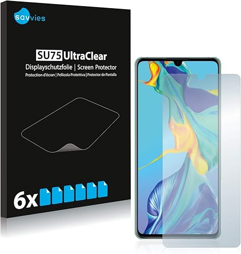 Savvies Pellicola Protettiva Compatibile con Huawei P30 Protezione Schermo Pezzi 
