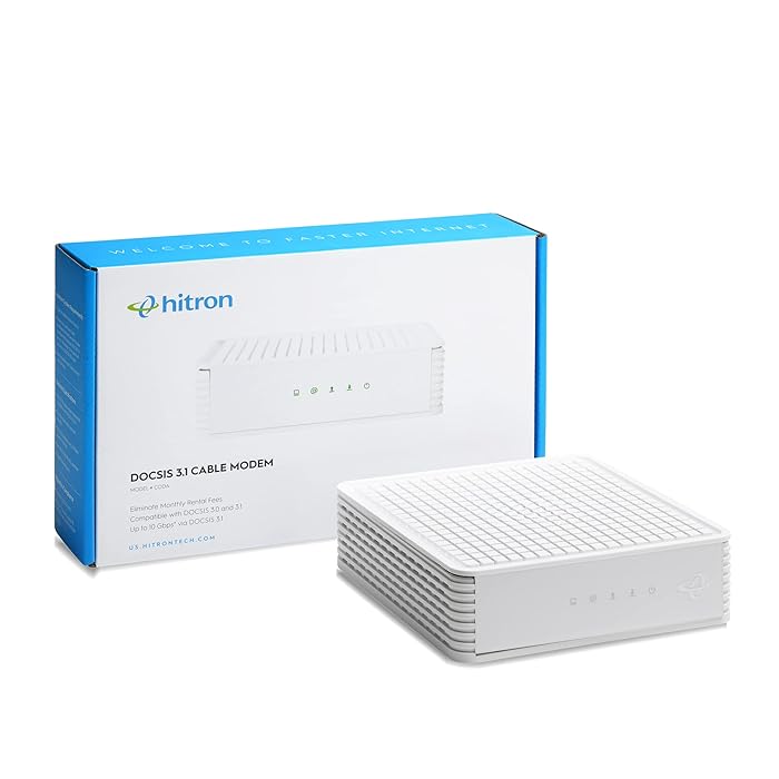 Buy Hitron CODA DOCSIS 3.1 Modem Pairs with Any WiFi Router or Mesh