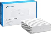 Hitron CODA DOCSIS 3.1 Cable Modem - 1 Gbps Gigabit Speeds for Xfinity, Spectrum, Cox | Router Required, No Rental Fees