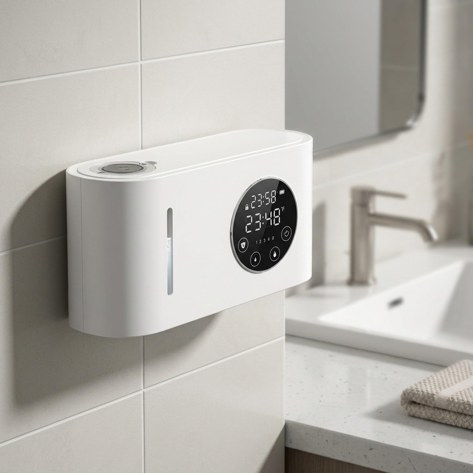 Dispenser di sapone senza contatto a parete USB Schiuma 500ml