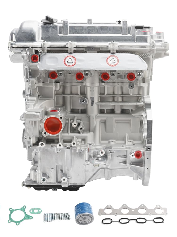 Topteng G4FD 1.6L Engine Assembly 1591CC GAS Long Block Hatchback/Sedan 4-Door for Hyundai Accent GL 2012-16, Accent L 2013-17, Accent SE 2015-17 4-