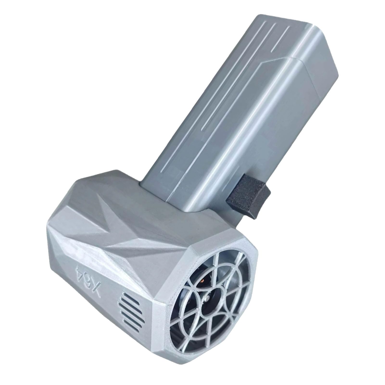 Dmuchawa strumieniowa X64 Pro 64 mm bezszczotkowy silnik turbowentylatorowy do usuwania pyłu przemysłowego, materiał kompozytowy z włókna węglowego, prędkość wiatru 240 km/h, ciąg (Srebrny)