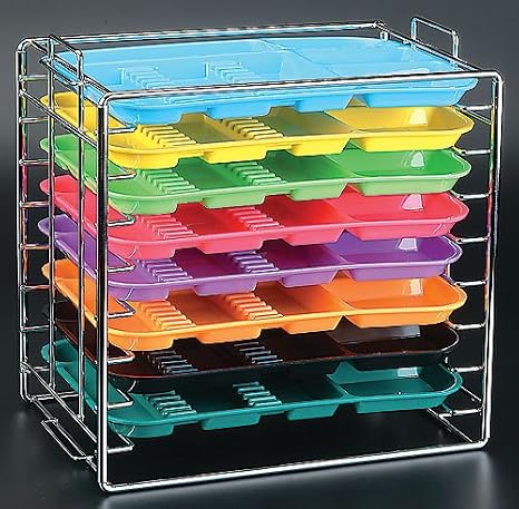 Dental Instruments Organize Tray Rack Chroma Hold 8 Trays B SizeTrays NOT Includes