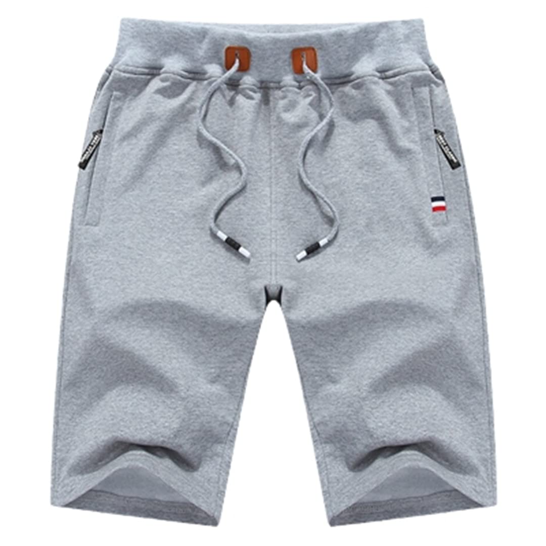 Short classique en coton gris taille M contre la chaleur - 7