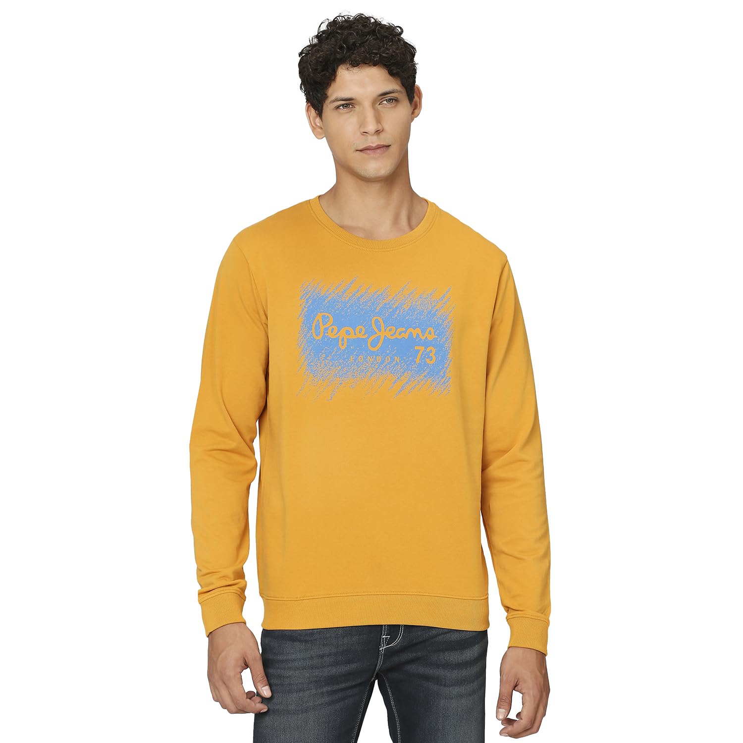 pepe jeans Men's Cotton Round Neck Sweatshirt-picture-33
