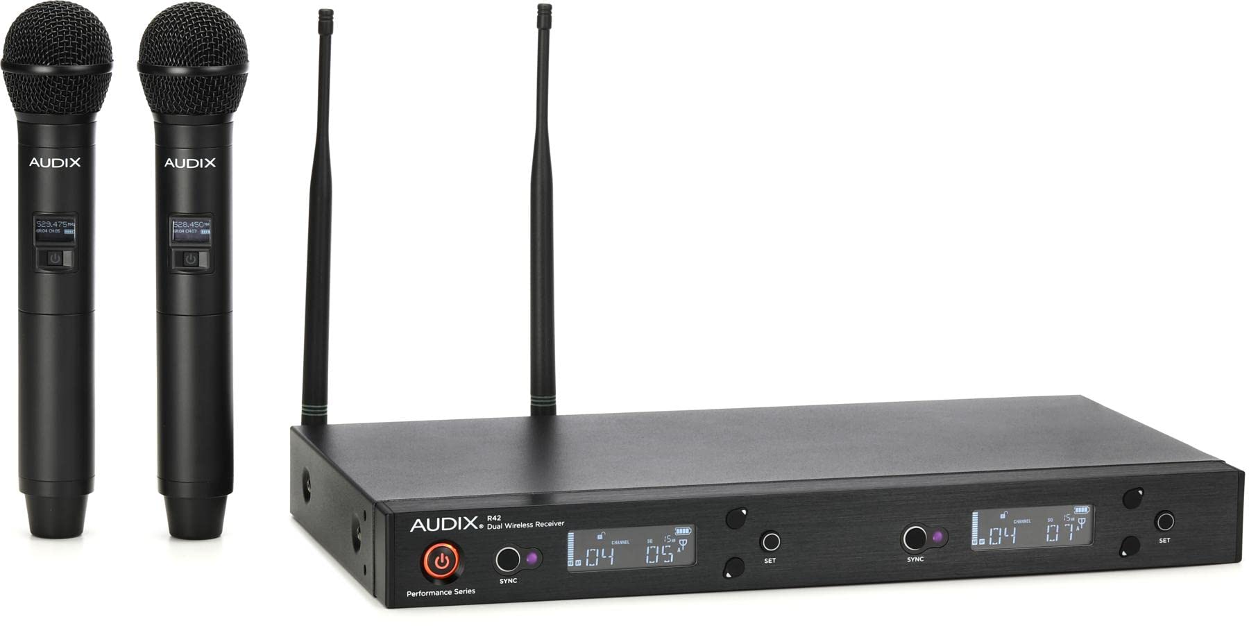 Audix AP42 OM5 Dual OM5 Handheld Wireless System 518-554 MHz by Audix
