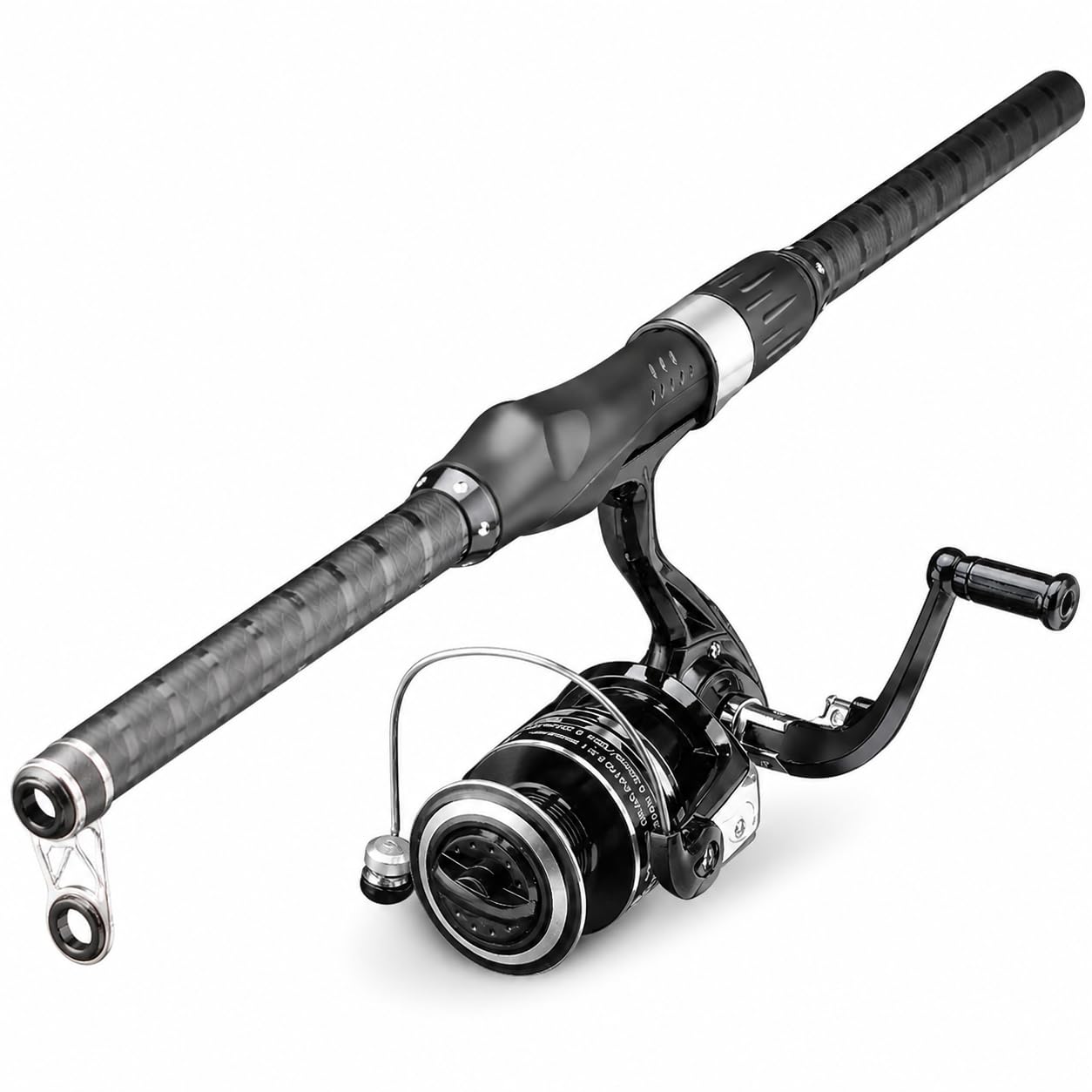 Canna da Pesca Telescopica da | Fibra di carbonio, plastica, gomma, punta luminosa, azione super rigida, metallo,