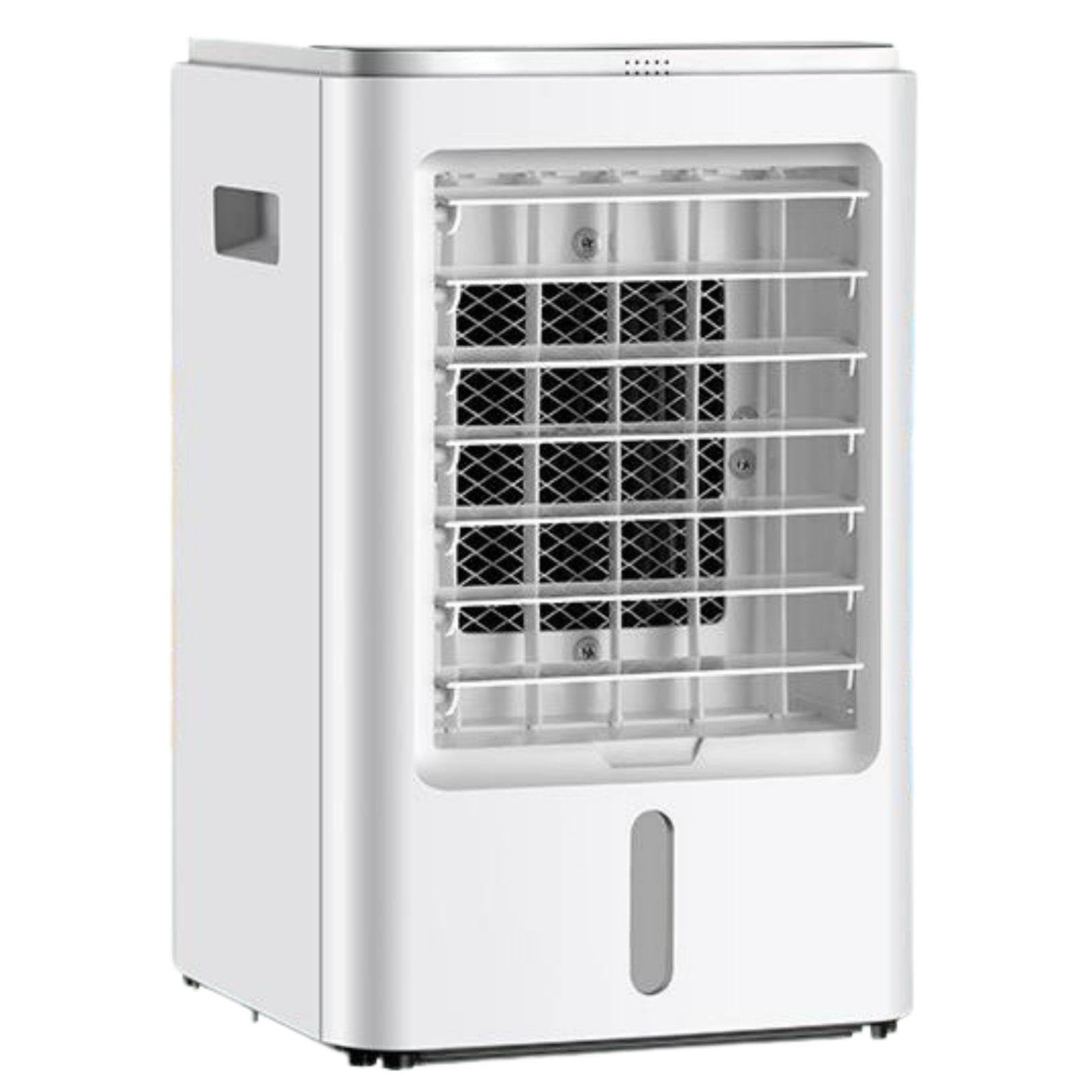 MhWrughts 12V/24V Portable Air Cooler, 4-in-1 Evaporative Mini Air Conditioner with 4L Water Tank, Remote Control Cooling Fan for Truck, RV, Van, Home Office car&home-12V
