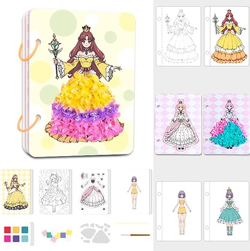 Miniatura 1 de Childhood Infinite Dream pintado a mano, juego de pintura de acuarela de bolsillo para niños, juego de libros de pintura de acuarela de bolsillo 3D