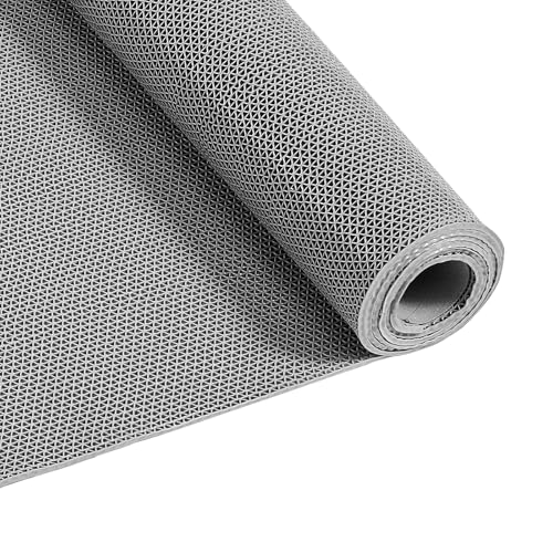 VEVOR Tapis de Drainage Antidérapant 90x300 cm, Caillebotis Piscine en PVC, Revêtement de Sol pour Zones Humides Restaurant Piscine Terrasse Salle de Bain,...