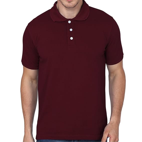 Maroon color polo t shirt Clearance