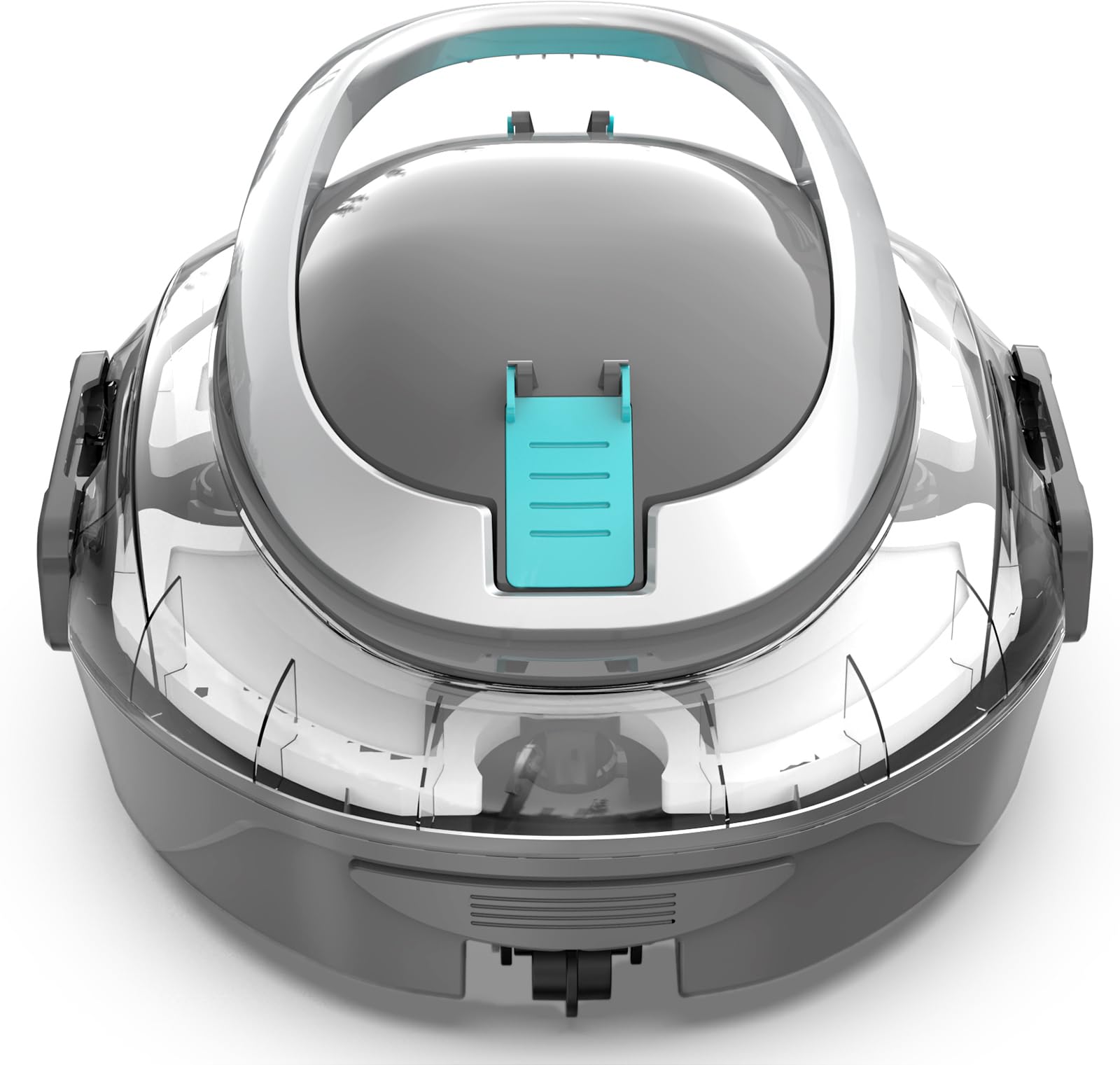 S2 Limpiafondos Piscina, Robot Inalámbrico, Doble Filtración y Doble Motor, 90min Autonomía, 2,5H Carga Rápida, Autoestacionamiento, para Piscinas de Fondo Plano hasta 80m²,Grigio biancastro