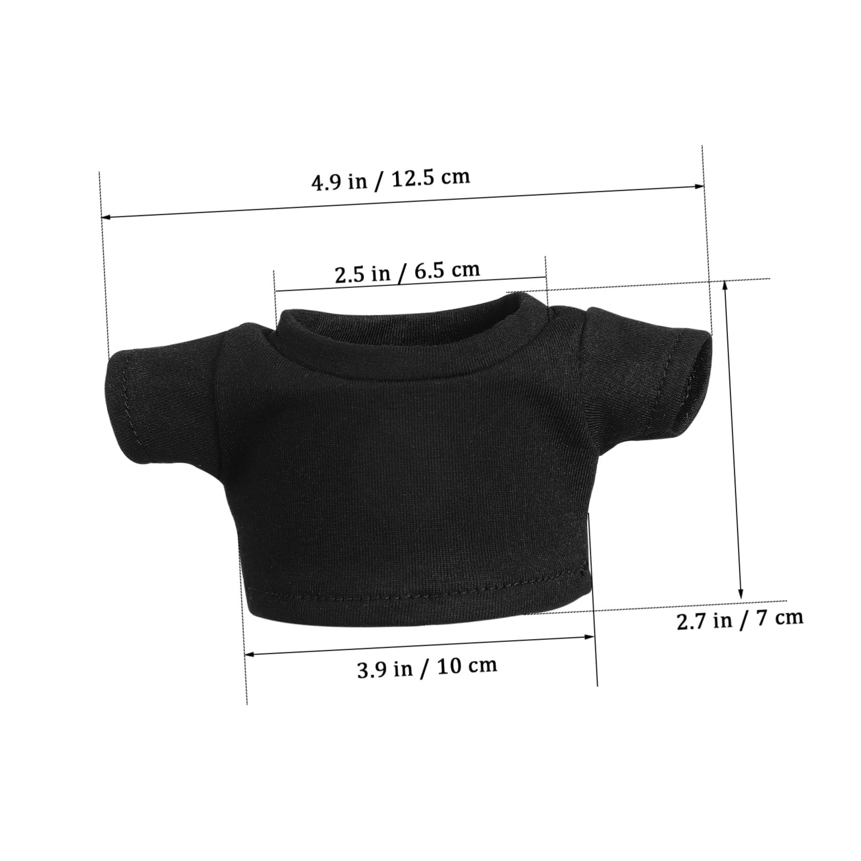 SUPVOX Stuffed Animal Pcs Bear Shirts Short Sleeve Doll Clothes Cotton Fabric Perfect Types of Bears