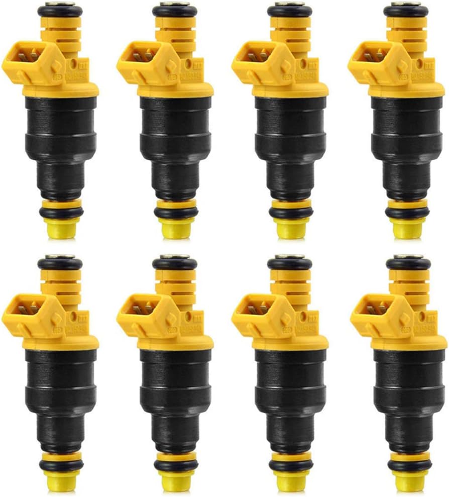 ADP 8Pcs Fuel Injector 280150943, 0280150939, 0280150909 - Fits Ford E250, F150, F250, F350, E350, Mustang, Lincoln and Mercury 4.6L, 5.0L, 5.4L, 5.8L Vehicles - Year 1992-2004