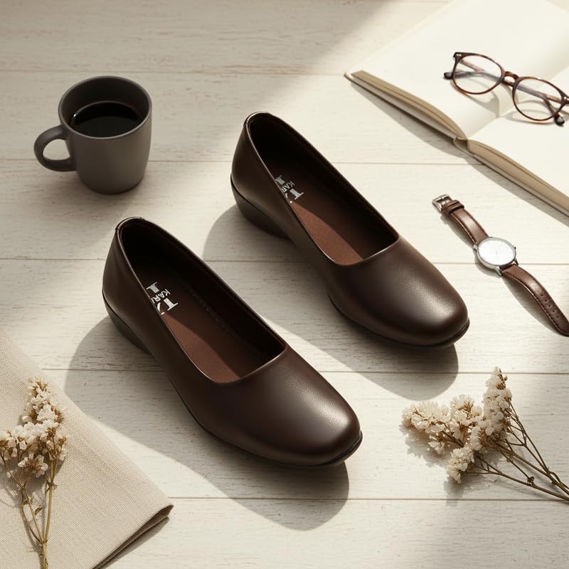 Image of Karaddi Pumps for Women Formal Bellies Shoes for Office, Party Belly