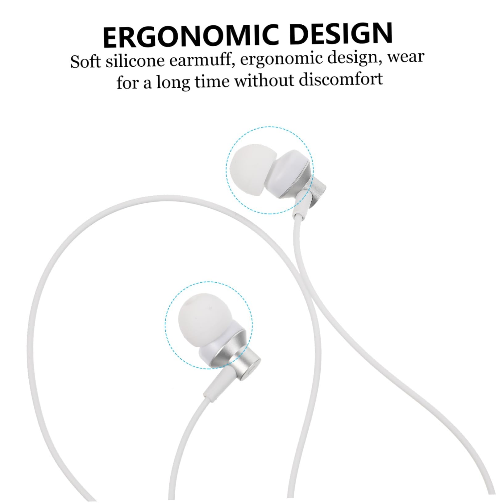 UPKOCH 3piezas Auriculares In-Ear Prácticos para Gafas VR Accesorios De Alta Durabilidad Conector De Audio Compatible Diseño Ligero y Funcional