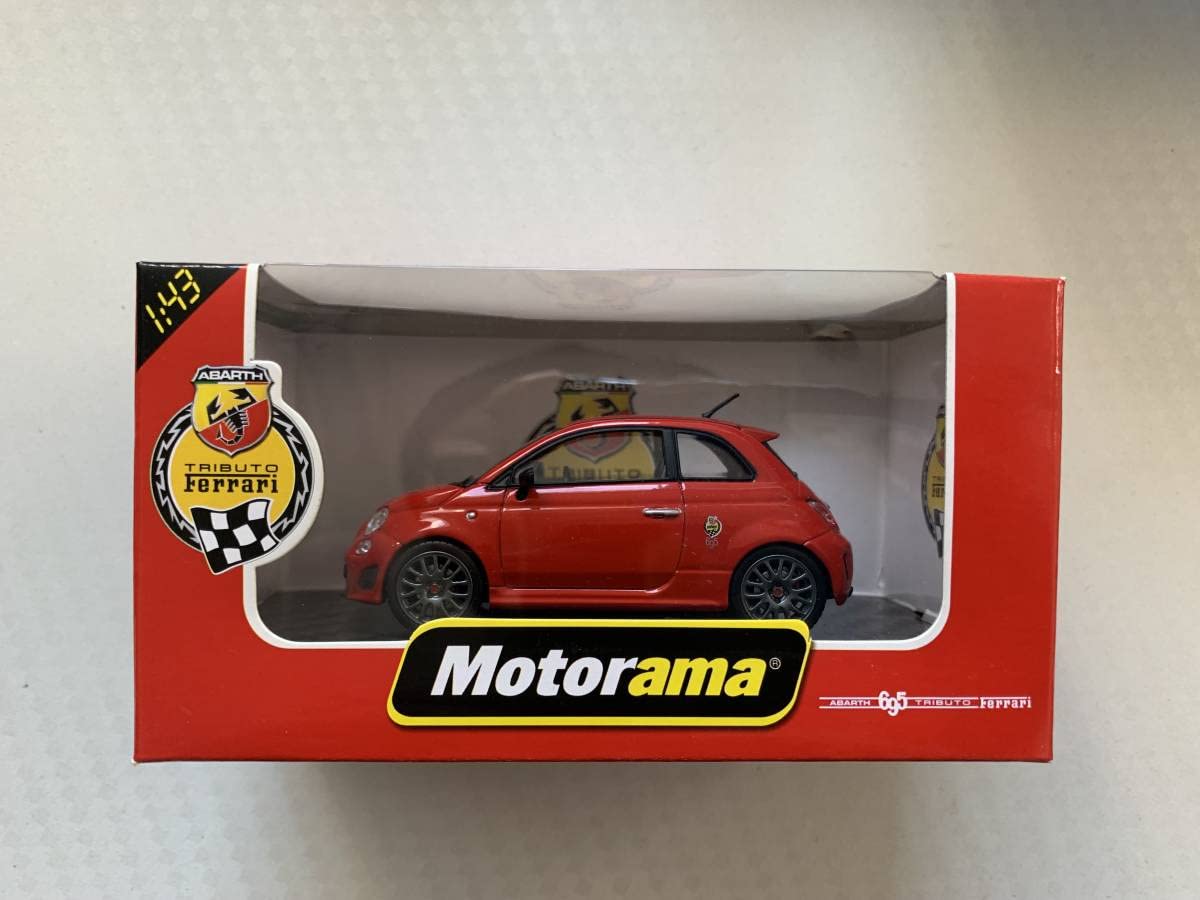 ミニカー　Motorama ABARTH695　トリブート　フェラーリ Ferrari 1/24 アバルト 695 トリビュート フェラーリ 赤