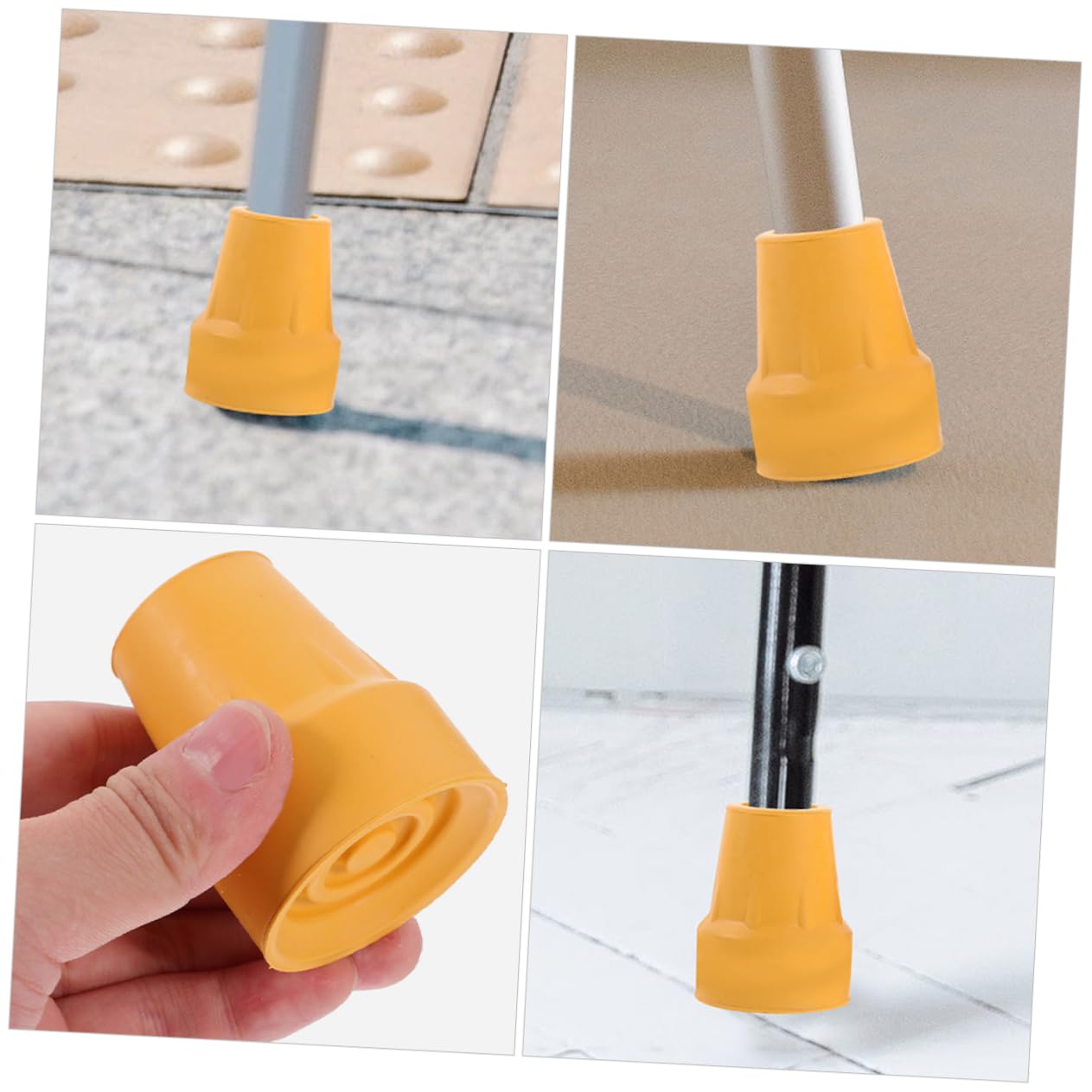 10pièces Embouts De Remplacement Antidérapants Pour Et Bâtons De Marche Protège-pointes Pour Trekking Et Randonnée