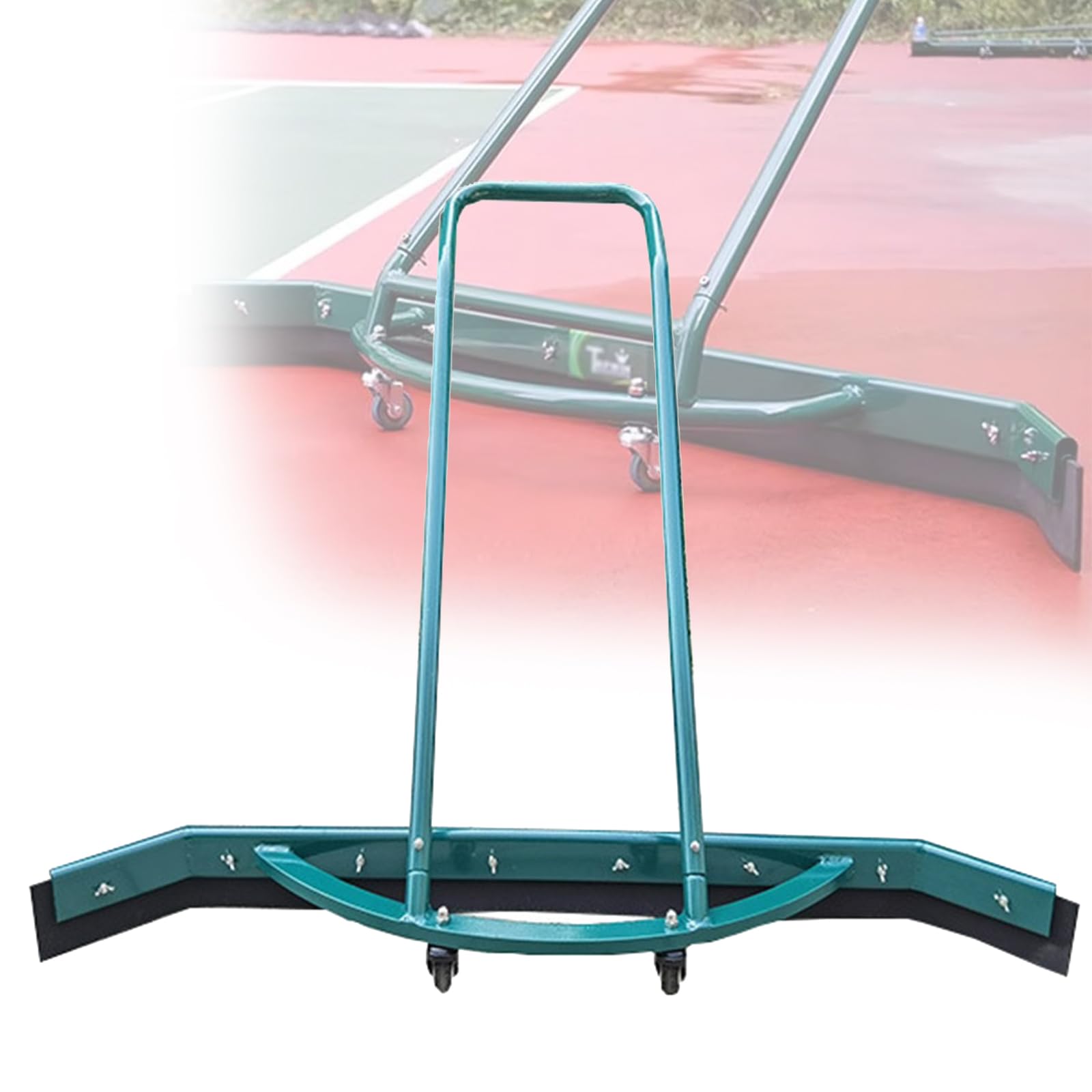 Limpiaparabrisas para canchas de Tenis, Equipo de Limpieza de Locales, Empujador de Agua para Pisos de aleación de Aluminio, Canchas, Parques Infantiles, Barredora de Agua para garajes