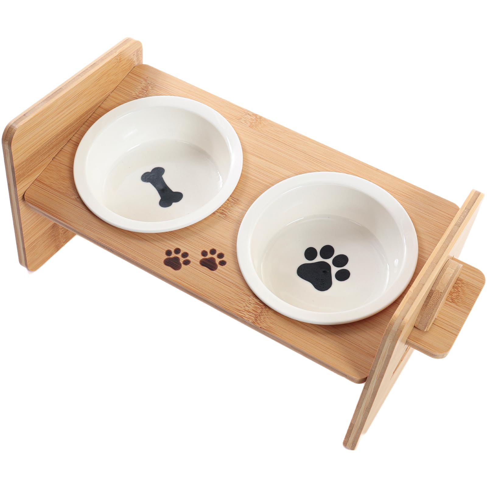 Amazon | Purple7 ペット用 食器台 フードボウルスタンド 4段階高さ