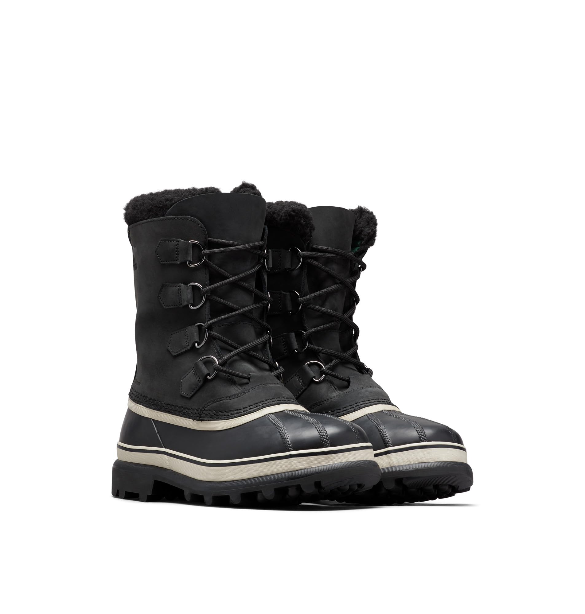 Photo 1 of SOREL - Men's Caribou Waterproof Boot for Winter, Black, Dark Stone, 10 M US