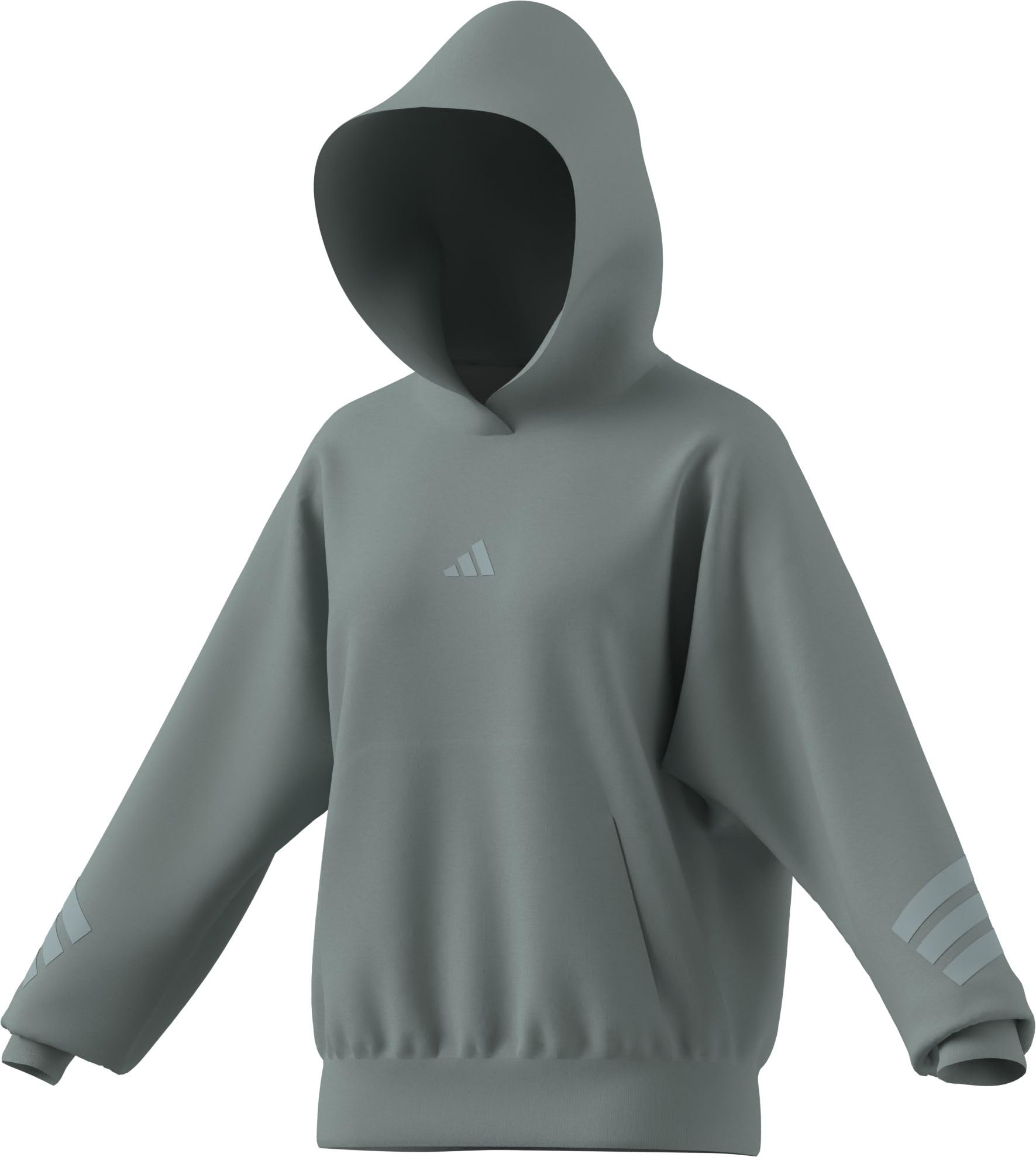 adidas dames FUTURE ICONS THREE STRIPES HOODIE, Wonder Sage, XS