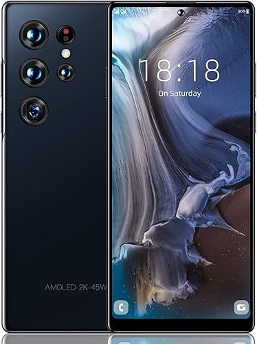 Echoamo Teléfonos celulares 4G desbloqueados, 4G + 128 GB Dual SIM, pantalla Waterdrop de 6.8 pulgadas, teléfono móvil desbloqueado C21, teléfono