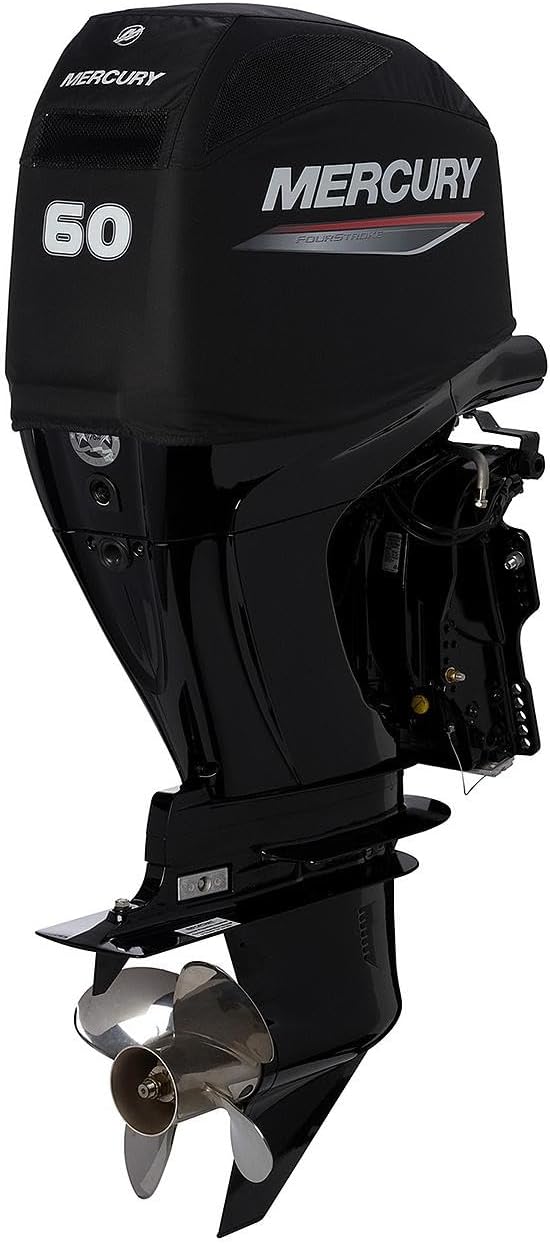 Mercury 8M0228504 60hp FourStroke Outboard Vented Splash Cover | On-water engine protection