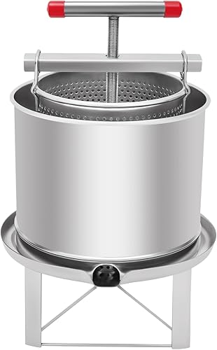 Miniatura 1 de Extractor de prensa de miel, prensa de miel de frutas grandes, extractor de cera de abejas, máquina de apicultura, máquina de prensa manual de miel