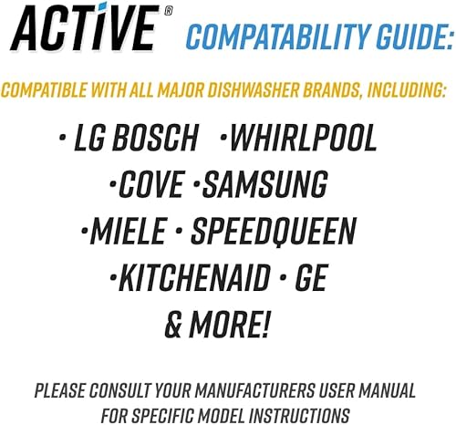 Miniatura 7 de Pastillas para limpiar lavavajillas y desodorizante paquete de 24 cápsulas descalcificadoras de limpieza profunda formuladas para limpiar la máquina