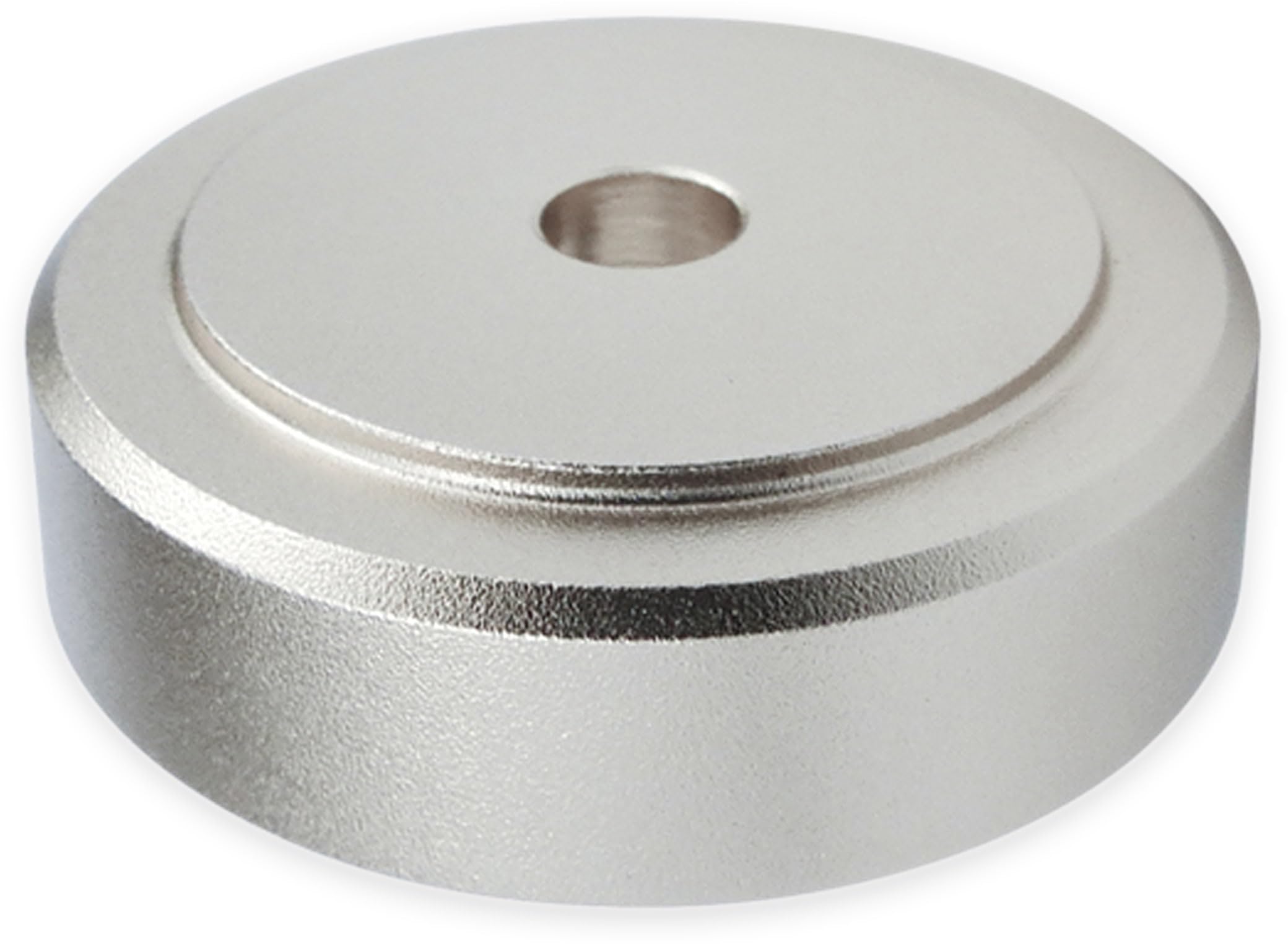 Dynavox piedini in alluminio midi set di 4 unità ammortizzatori in gomma 10 kg per piedino argento