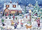 Snowman Celebration Boxed Christmas Cards - Set of 15