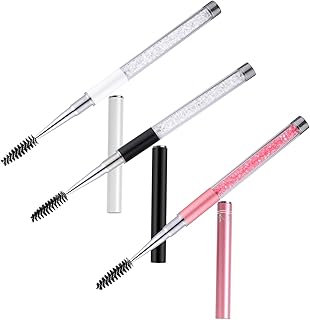 3pcs Spiral Eyelash Brush with Protective Cov...