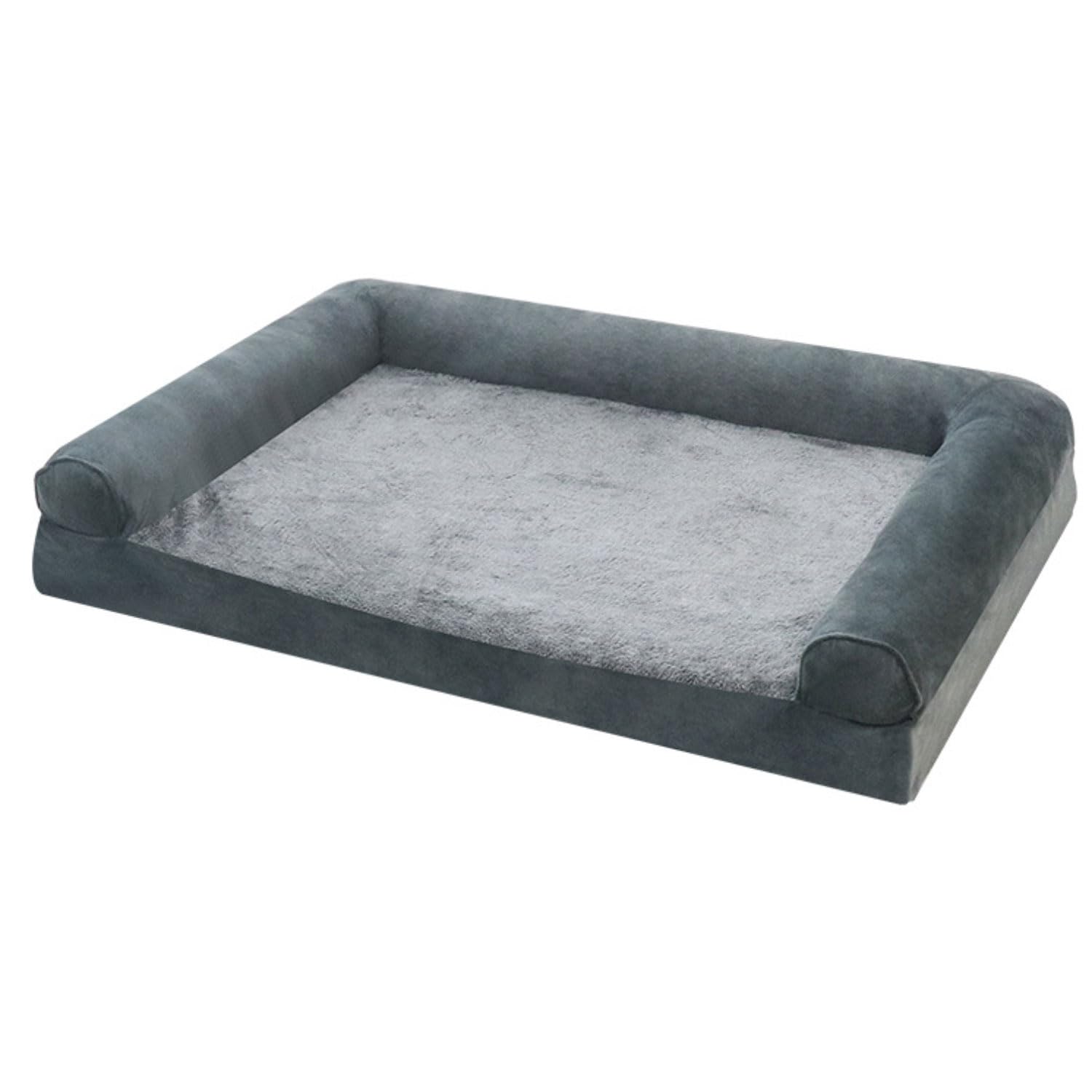 Ortopedyczne legowiska dla dużych psów - wodoodporna sofa legowisko dla psa ze zdejmowaną zmywalną poszewką, duże legowisko dla zwierząt domowych z wodoodporną podszewką i antypoślizgowym dnem