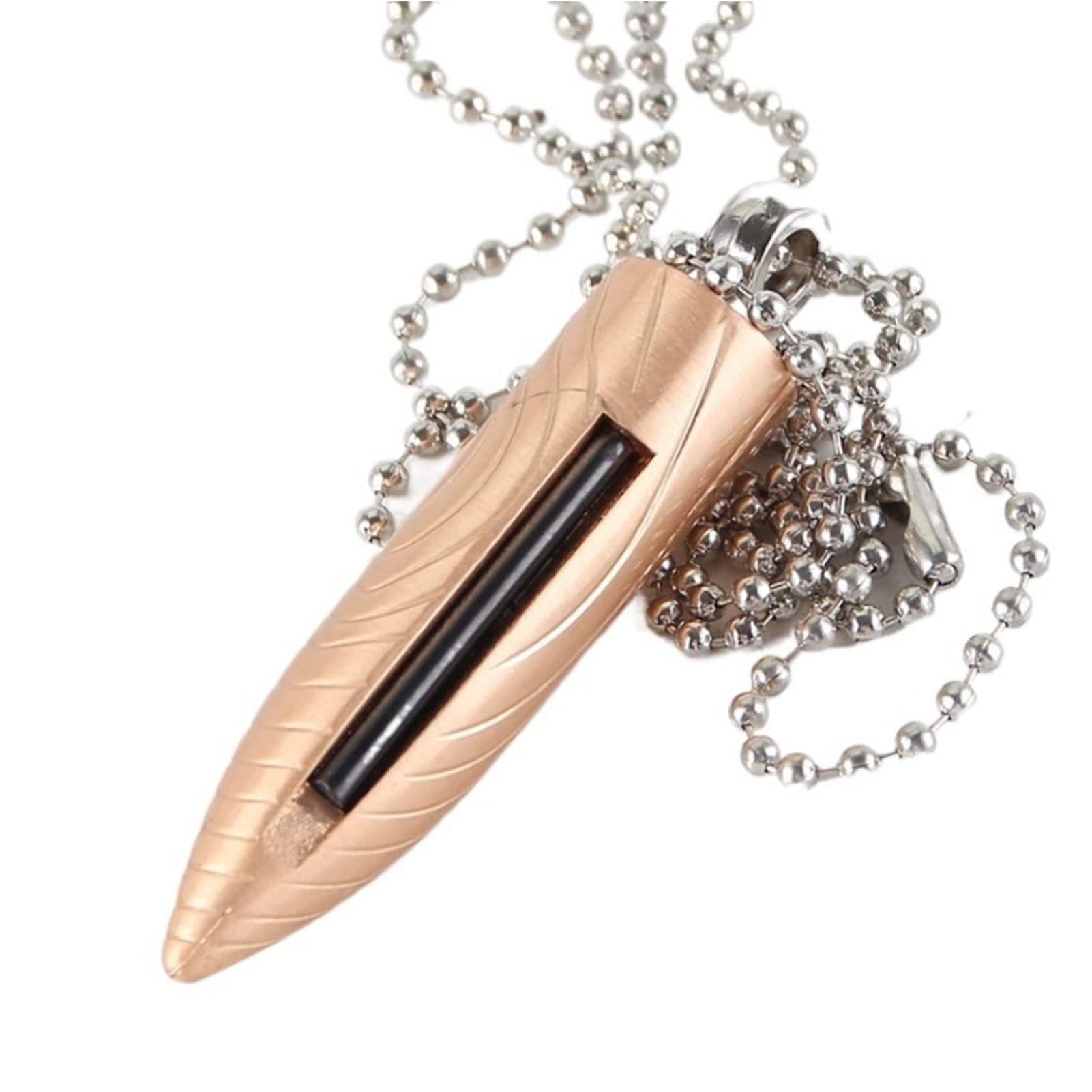 Amazon.co.jp: ペンダントネックレス パーマネントマッチ メタルマッチ  