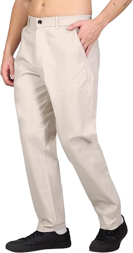 RynoGear Linen Cotton Blend Casual Pants for Men || Trousers for Man || Pants for Man