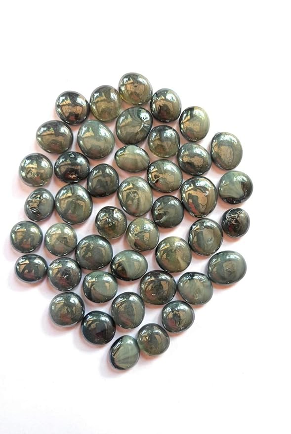 OhhSome [500GM] Gray Decorative Glass Pebbles at Rs. 1