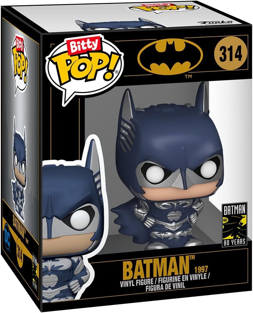 Funko Bitty POP! Batman 85th - Freeze, 4-Pack and A Surprise Mystery Mini Figure - 0.9 Inch (2.2 Cm) - DC Comics Collectable - Stackable Display Shelf Included - Gift Idea - Party Bags Stocking - Image 5
