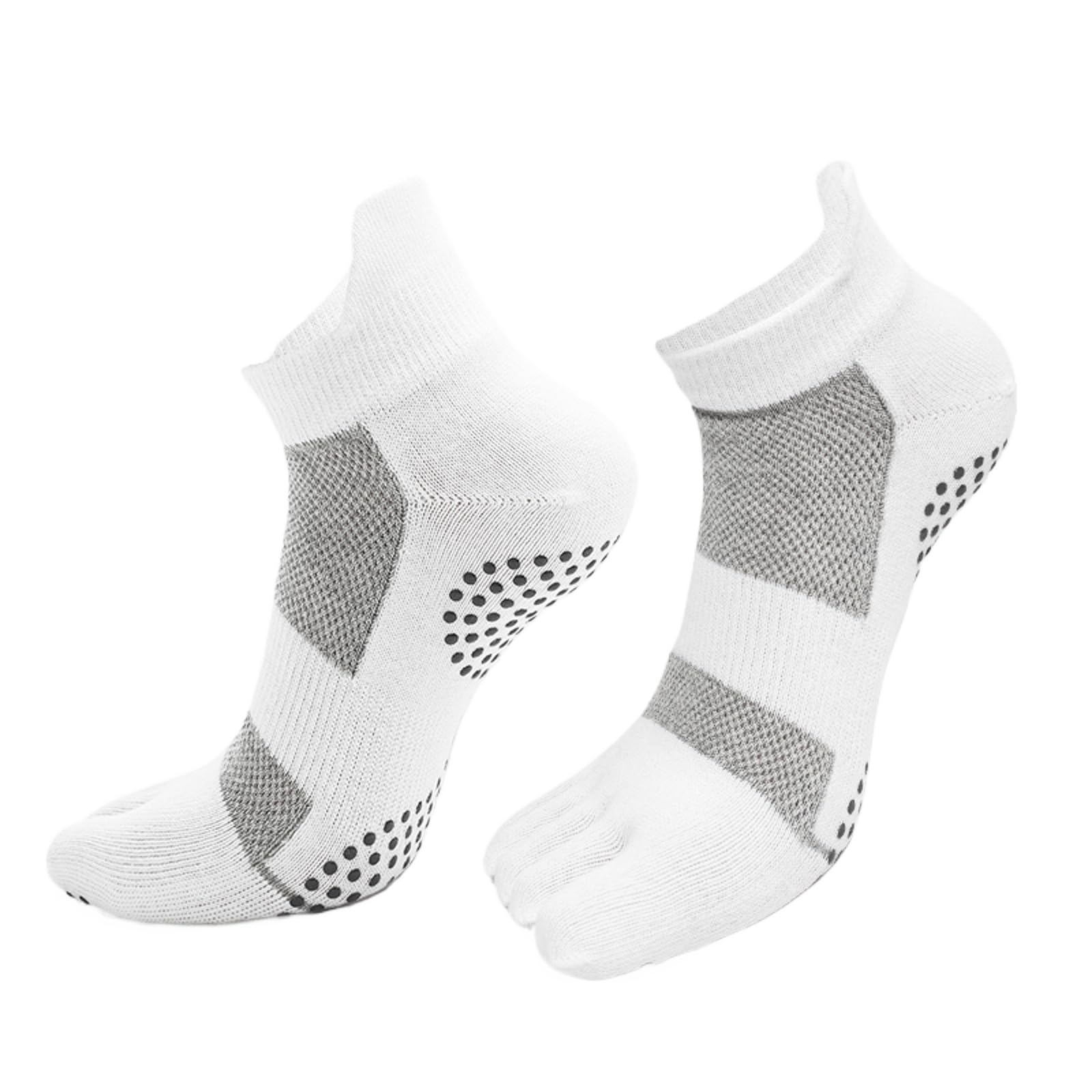 svlftecon Unisex Yoga Pilates Socks with Grips Non Slip Full Toe Series 6