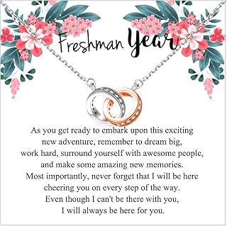 Freshman Year Gift First Year College Necklace Back To School Gift Off To College Gift First Day of School Gift