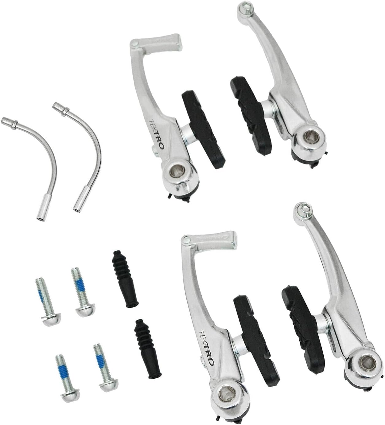 TEKTRO C310 V-Brake Linear Pull Brake Set Long Arms 110mm, Silver, MH2788