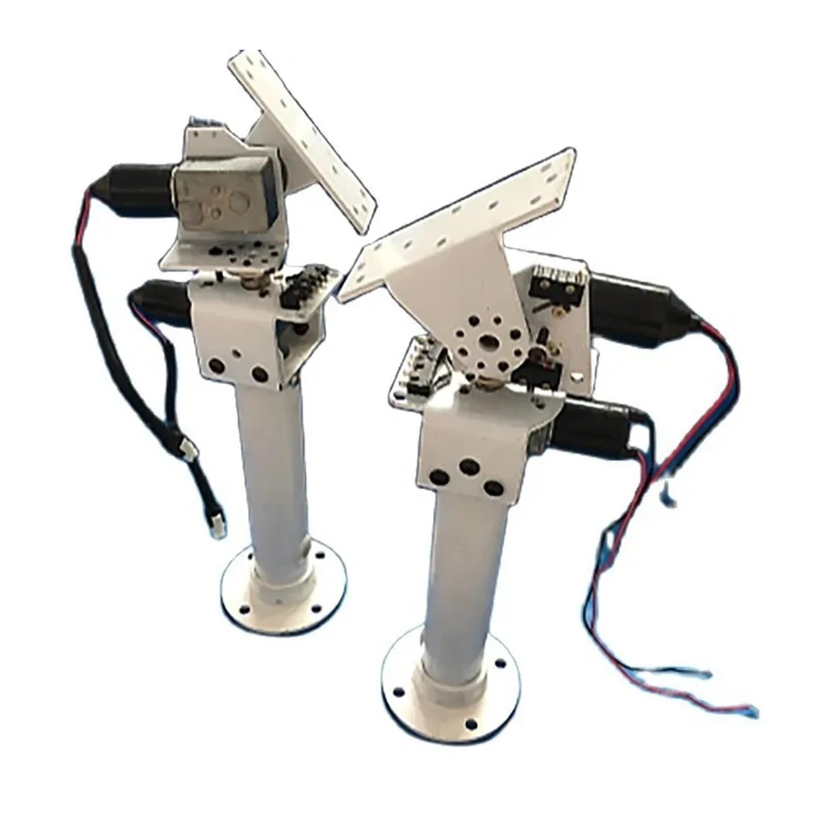 DIY DC dwuosiowy Pan Tilt śledzenie i monitorowanie energii słonecznej Robot duże obciążenie wysoki moment obrotowy w całości z metalu oś X oś Y motoreduktor ślimakowy Dla początkujących DIY