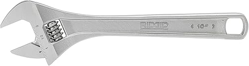Miniatura 3 de Ridgid 86912 - Llave ajustable de 10 pulgadas, color plata, pequeña