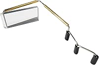 Take A Look Compact Bike Mirror: Rearview for Sunglasses & Helmets, Shatter-Resistant, Anti-Vibration, Always-On Low-Tech Cyclist Safety