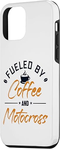 Miniatura 2 de iPhone 12 mini Fueled by Coffee and Motocross Motorcycle Racing Motocross Case