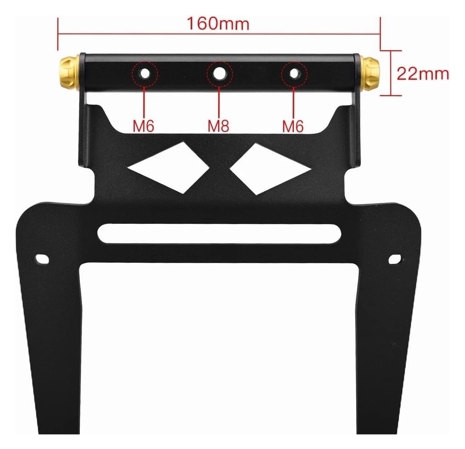 Support De Navigation GPS pour VOGE pour SR4MAX 350 SR4 pour Max Fixation sur Station d'accueil, Navigation GPS Support De Téléphone Guidon Moto Compatible avec(Rouge)