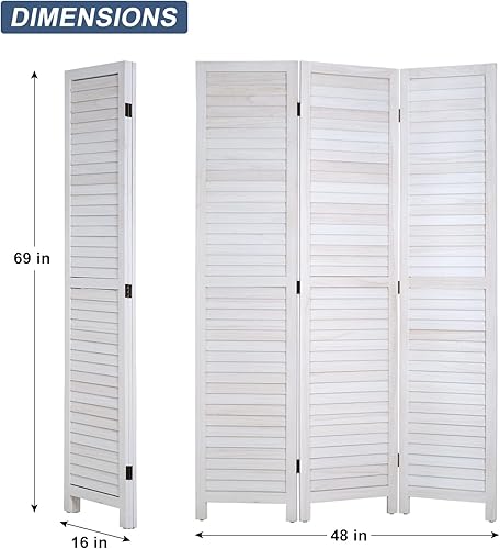 Miniatura 8 de Pantalla de privacidad de 3 paneles de 43 pies de alto divisor de pared de privacidad de 677 x 169 pulgadas cada panel de pantalla plegable de